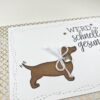 Grußkarte zur Genesung -Dackel- – Bild 2
