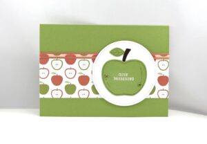 Grußkarte -Apfel-