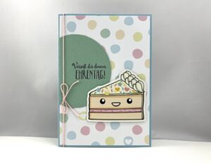 Geburtstagskarte -Tortenstück-