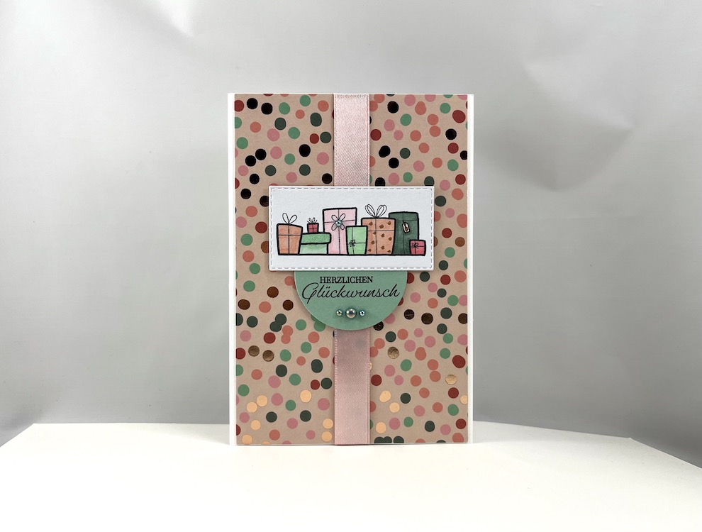 Karte zum Geburtstag -Geschenke-