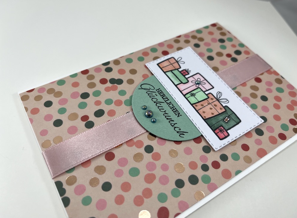 Karte zum Geburtstag -Geschenke- – Bild 3