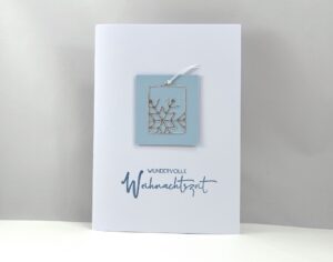 Weihnachtskarte -Schneeflocke-