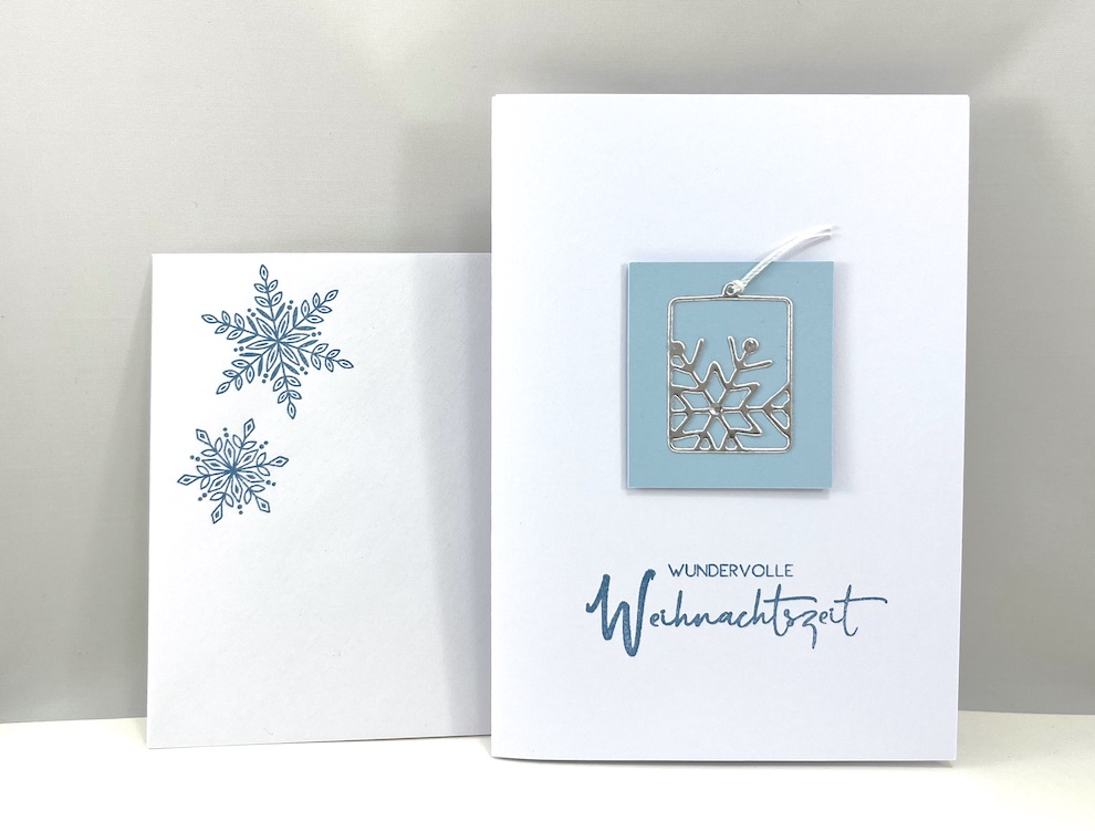 Weihnachtskarte -Schneeflocke- – Bild 3