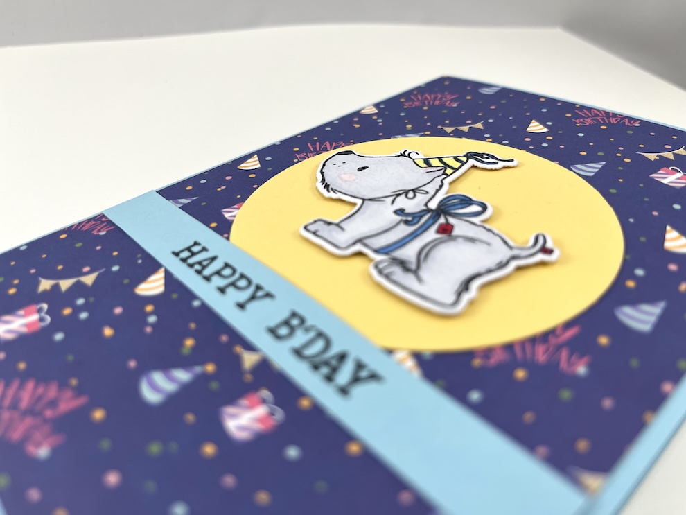 Karte zum Geburtstag -Welpe- – Bild 2