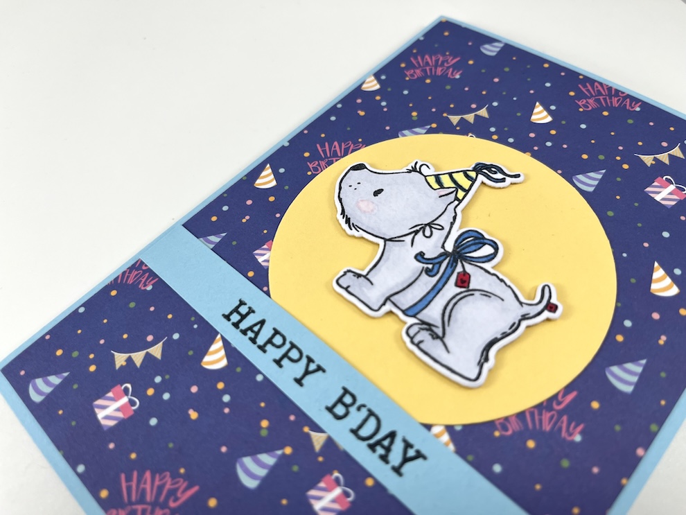 Karte zum Geburtstag -Welpe- – Bild 3