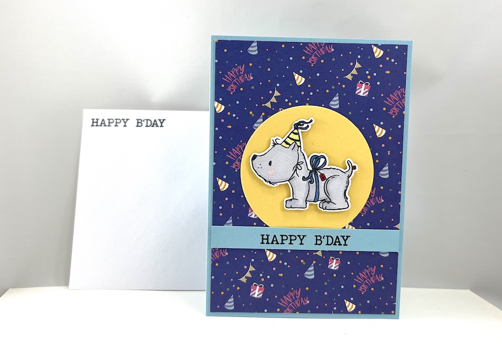 Karte zum Geburtstag -Welpe- – Bild 5