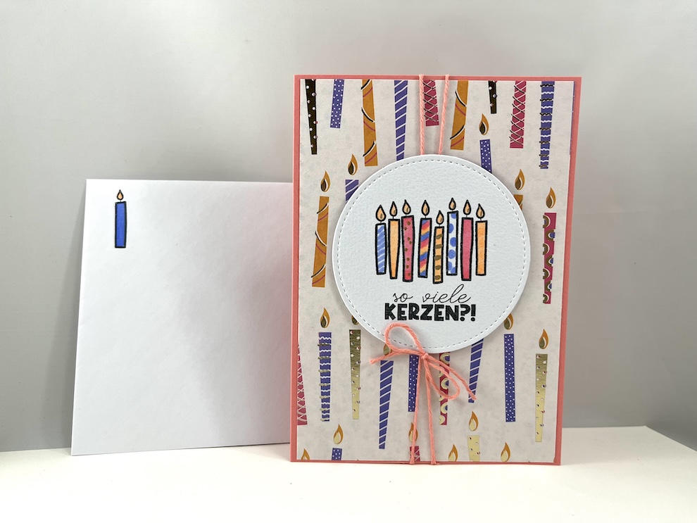 Karte zum Geburtstag -Kerzen- – Bild 5
