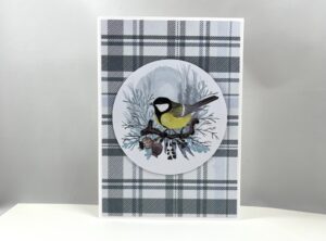 Winterkarte -Vogel-