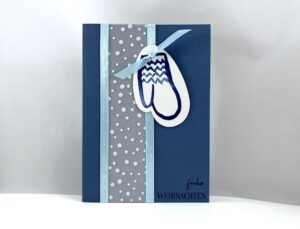 Weihnachtskarte -Handschuh-