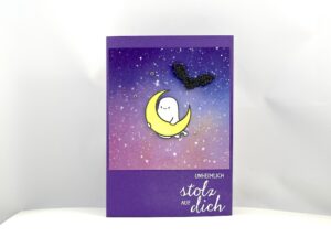 Grußkarte -Unheimlich stolz-