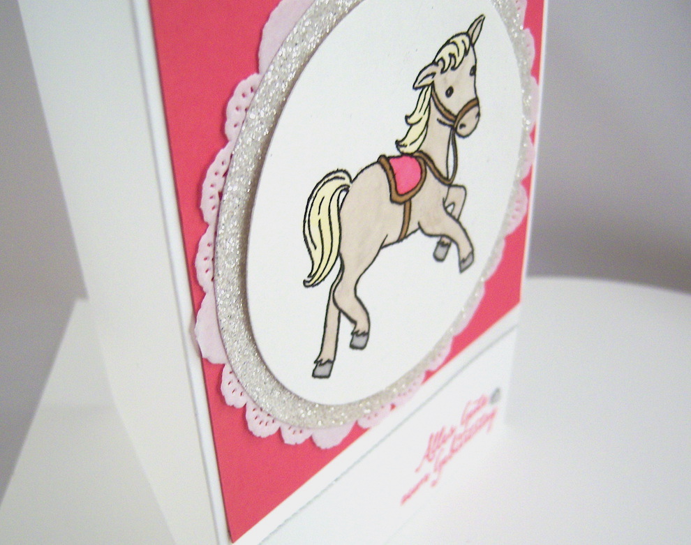 Geburtstagskarte Pferdchen Bild 2