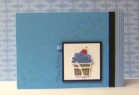 Geburtstagskarte Toertchen blau